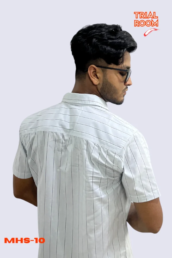 Men's Solid Half Shirt- MHS-10 - Image 2