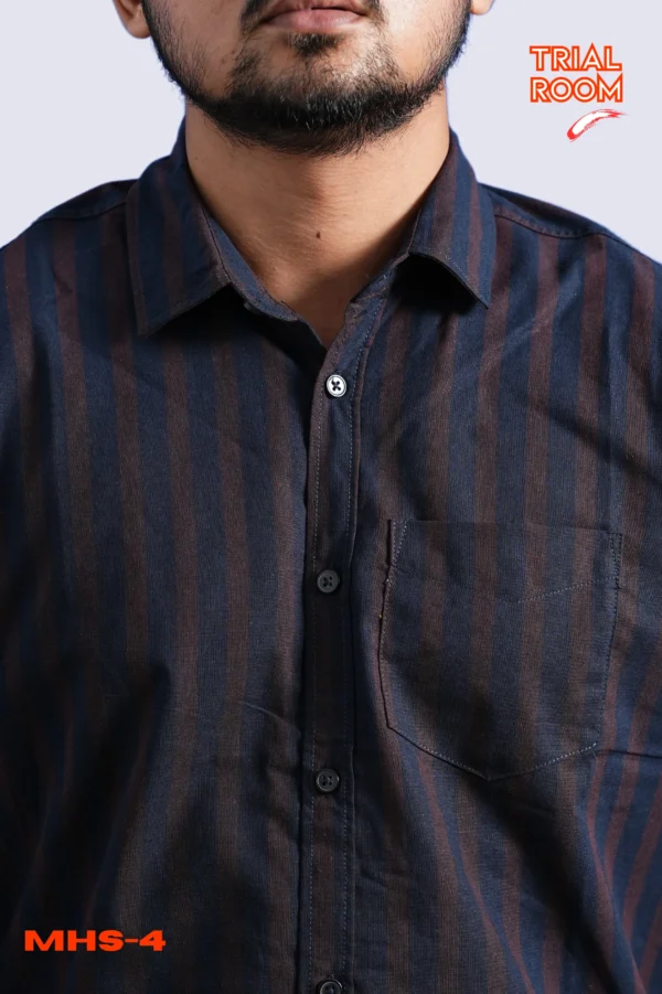 Men's Solid Half Shirt- MHS-04 - Image 3