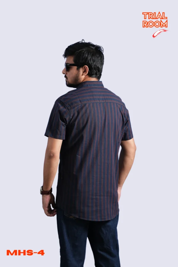 Men's Solid Half Shirt- MHS-04 - Image 2